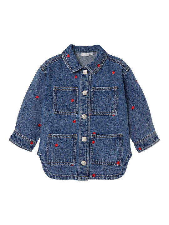 Name It Kathy Denim Jacket - Medium Blue Denim