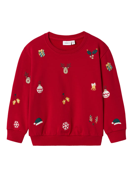 Name It Kringle Sweat shirt - Jester Red