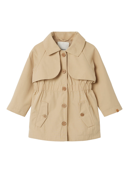 Lil Atelier LA Madelin Trenchcoat - Warm Sand