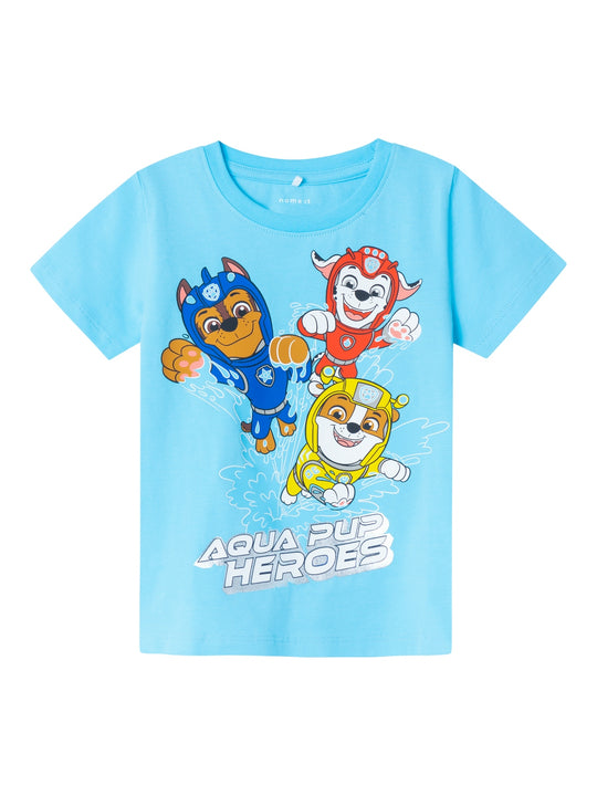 Name It Manse Paw Patrol t-shirt - Bachelor Button