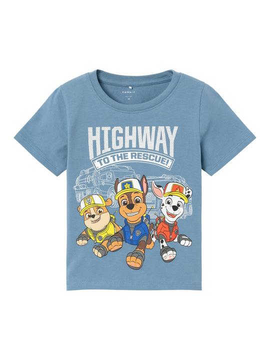 Name It Mario Paw Patrol t-shirt - Provincial Blue