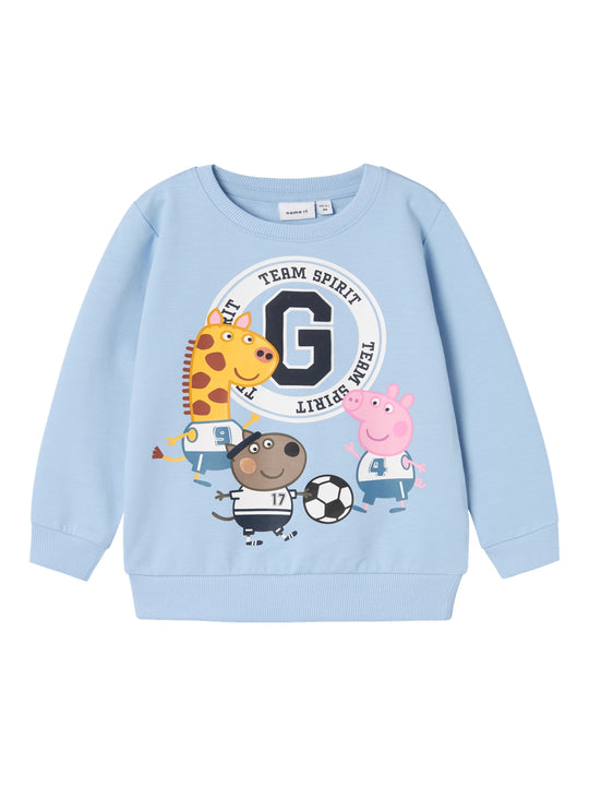 Name It Murphy Gurli Gris sweat shirt - Chambray Blue