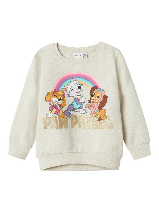 Name It Nafema Paw Patrol sweat shirt - Peyote Melange