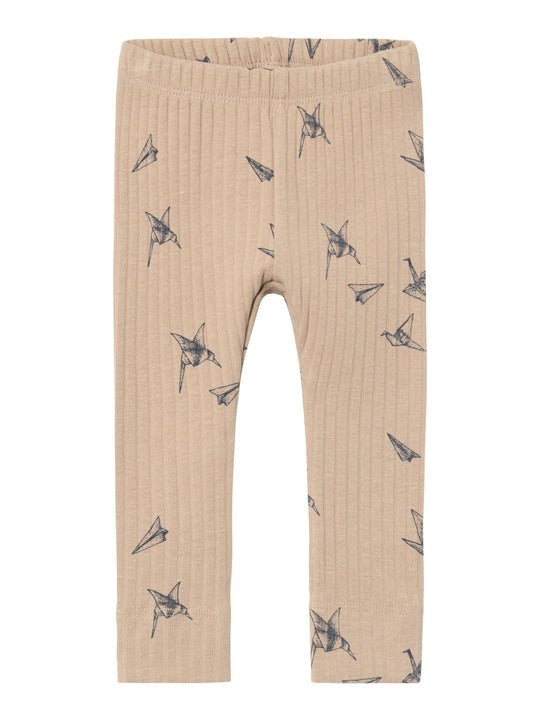 Name It Nipaper Leggings - Savannah Tan