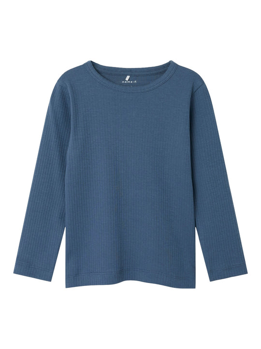 Name It Noe Slim Bluse - Vintage Indigo