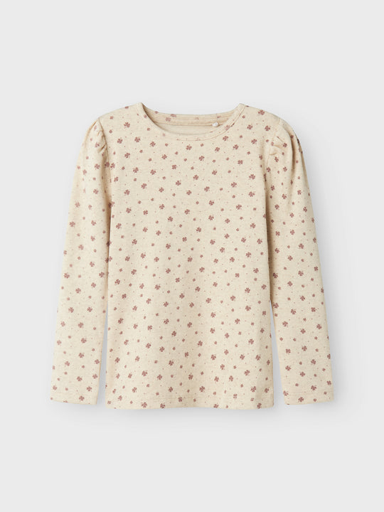 Name It Noella Slim Top -  Peyote Melange