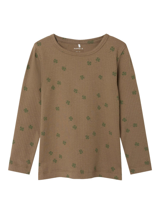 Name It Noellus Slim Bluse - Walnut