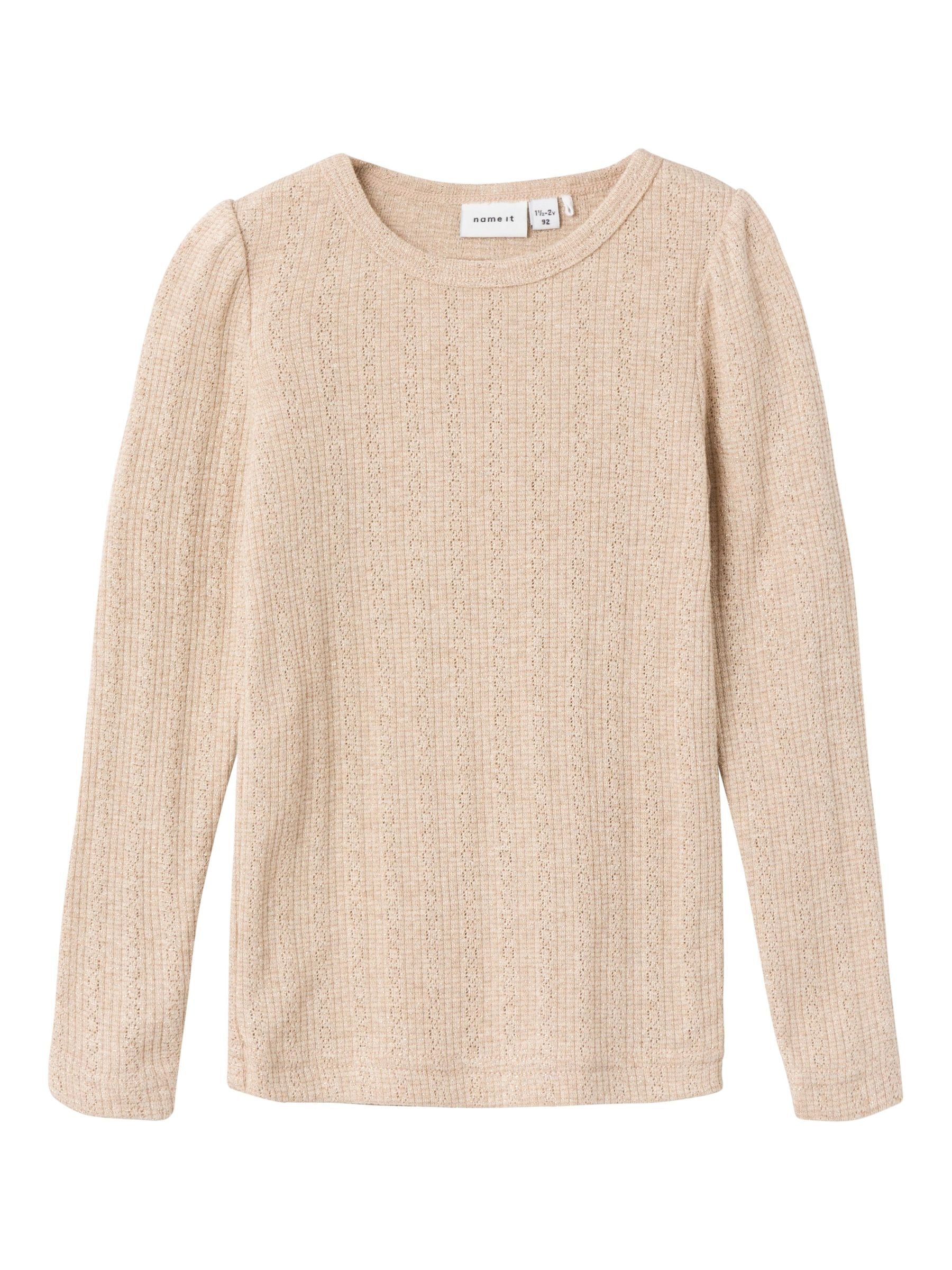 Name It Ohusa Ls Top - Oxford Tan