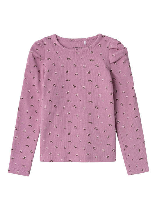 Name It Olinne Slim Top - Mauve Orchid