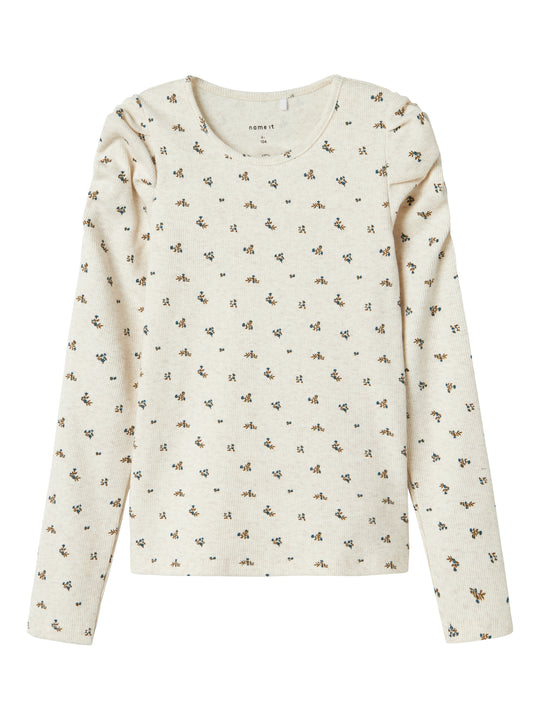 Name It Olinne Slim Top - Peyote Melange