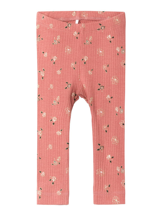 Name It Osha Baby Leggins - Light Mahogany