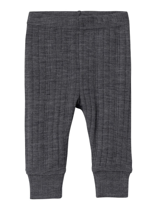 Name It Wang Wool Pants - Iron Gate