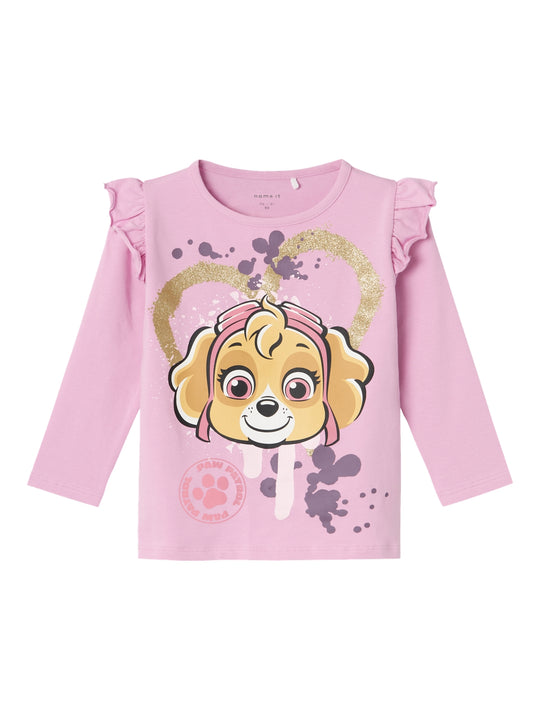 Name It Jutte Paw Patrol Bluse - Pastel Lavender