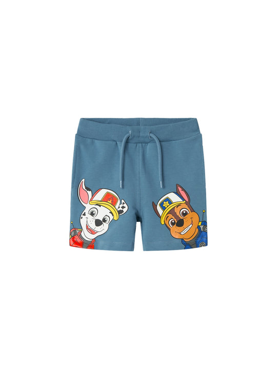 Name It Mat Paw Patrol sweat shorts - Provincial Blue