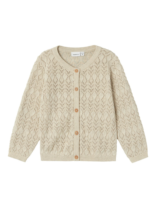 Name It Fhipil Strik Cardigan - Peyote Melange