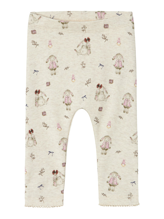 Name It Rabbit Leggings - Peyote Melange