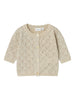 Name It Riglitter Strik Cardigan - Frosted Almond