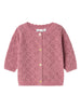 Name It Riglitter Strik Cardigan - Mauve Orchid