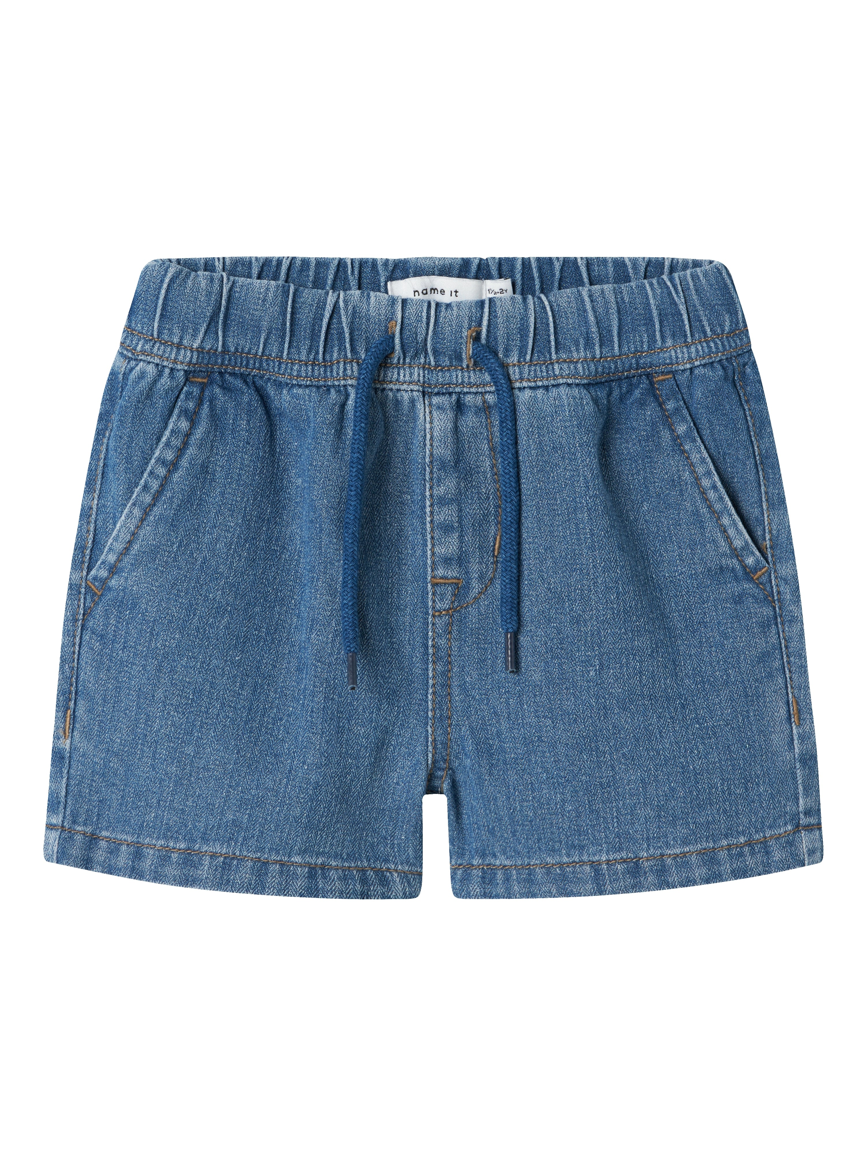 Name It Ryan Jog Denim Shorts - Dark Blue Denim