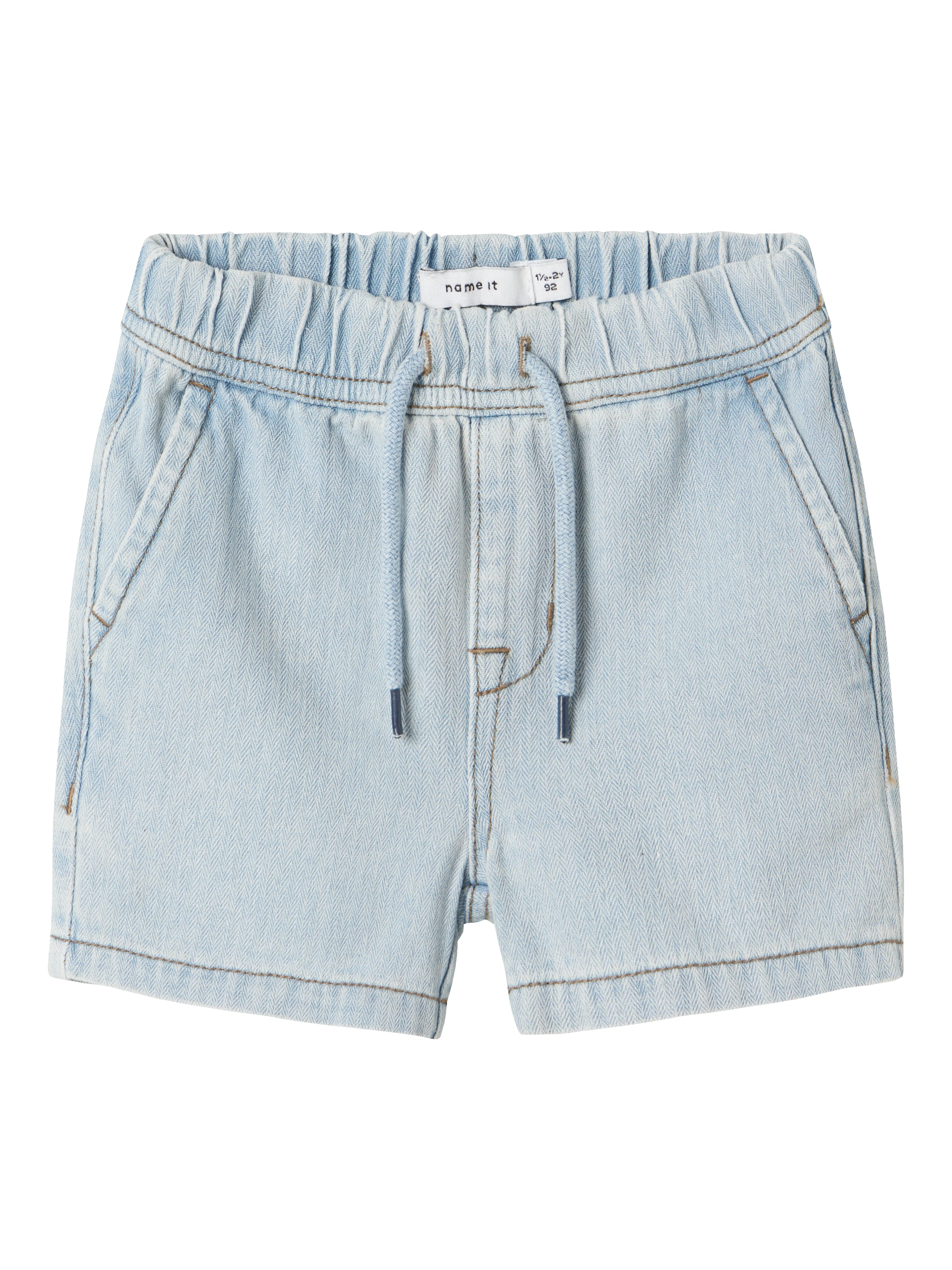 Name It Ryan Jog Denim Shorts - Light Blue Denim