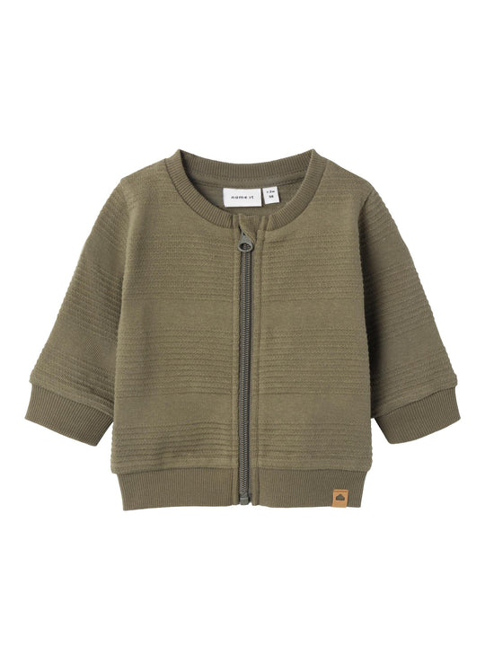 Name It Tobino Cardigan - Dusty Olive