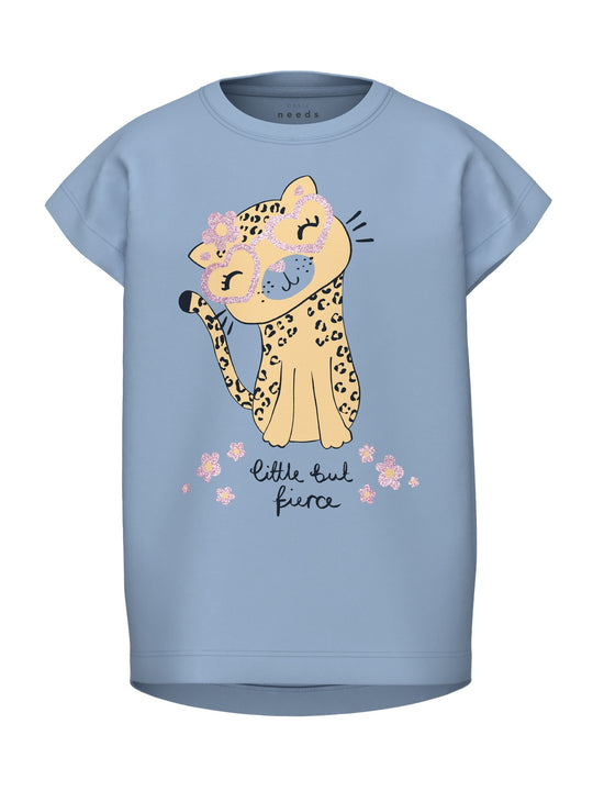 Name It Violet T-shirt - Chambray Blue