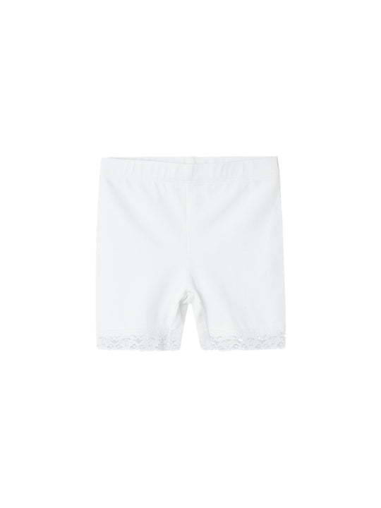 Name It Vista Shorts Leggings - Bright White