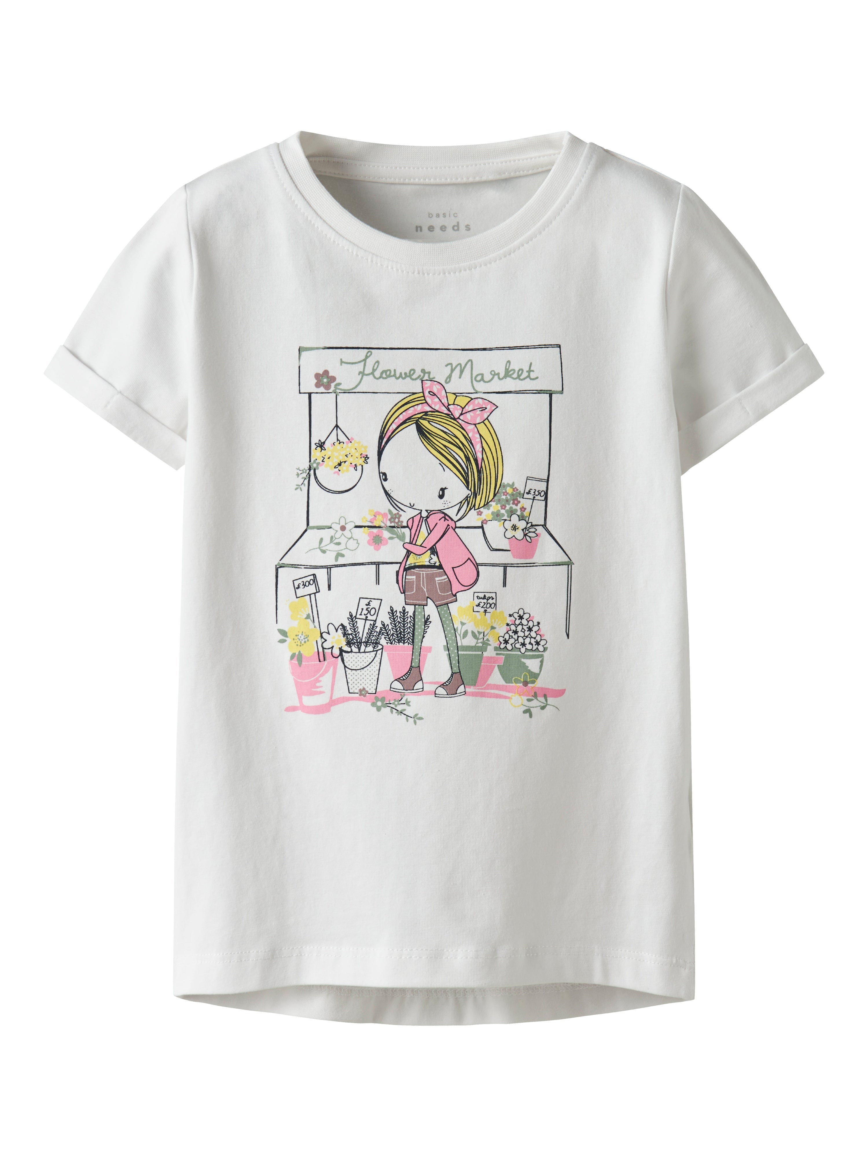 Name It Vix SS Top - Bright White