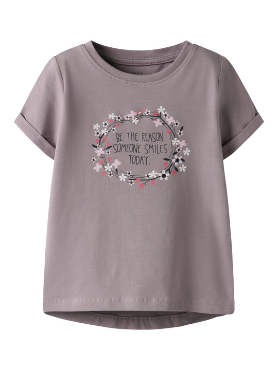Name It Vix SS Top - Purple Dove