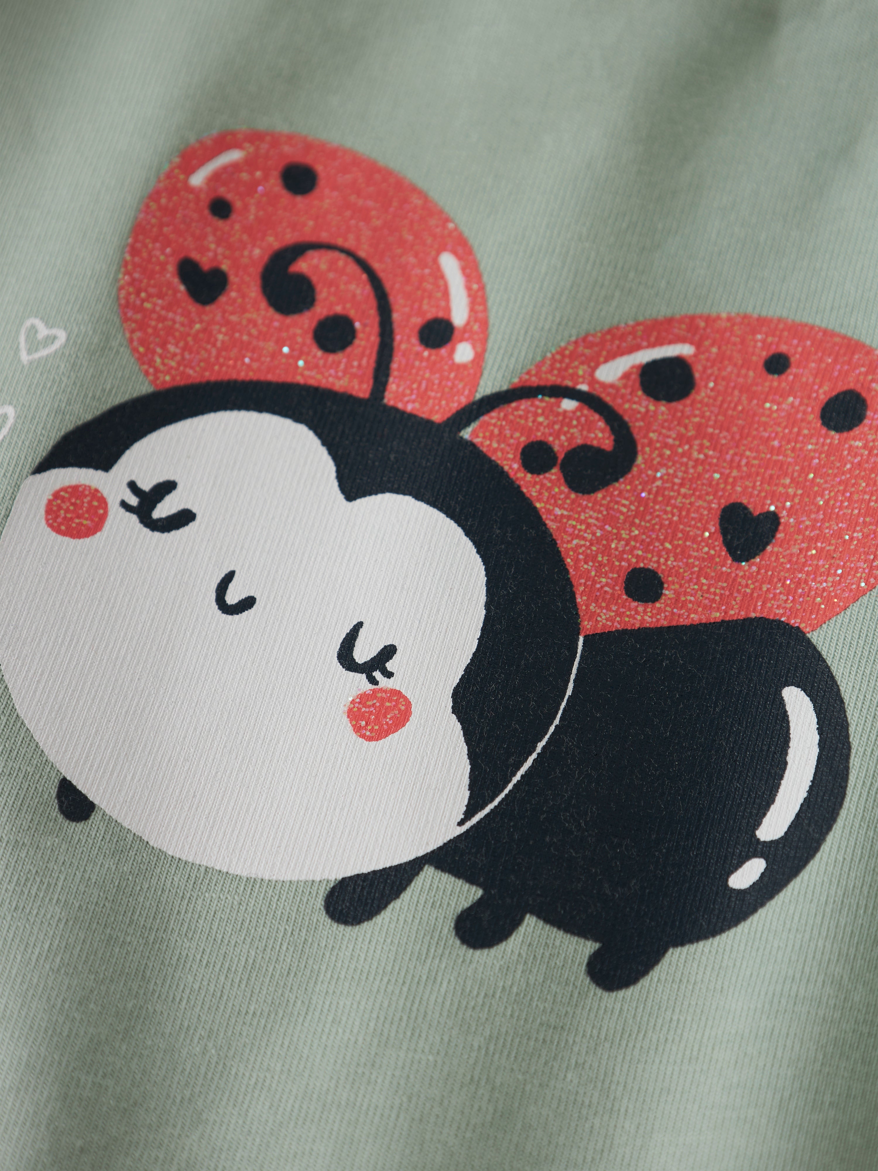 Name It Vix SS Top - Aqua Gray