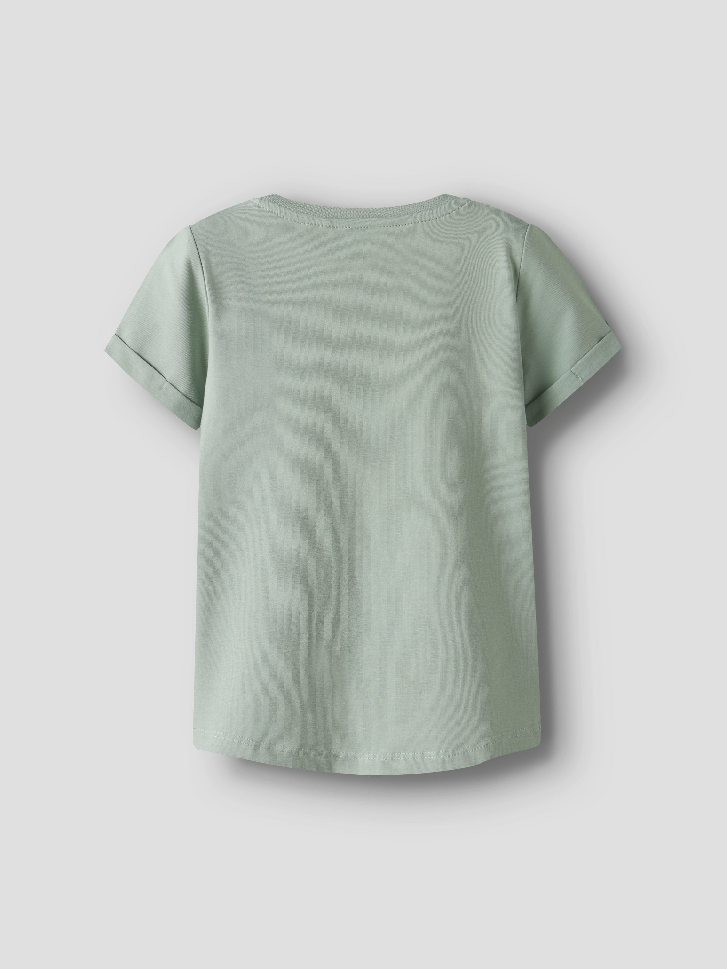 Name It Vix SS Top - Aqua Gray