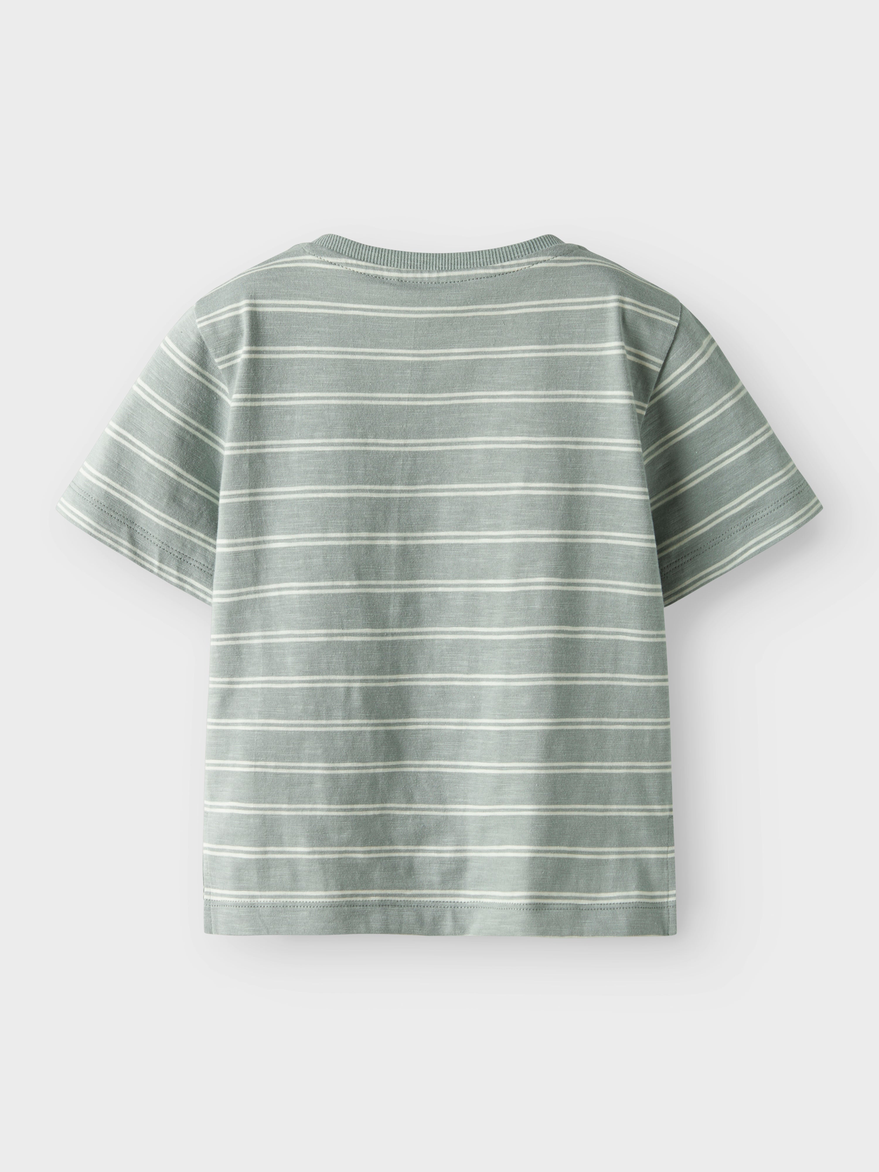 Name It Voby Top - Slate Gray/Whitecap Gray