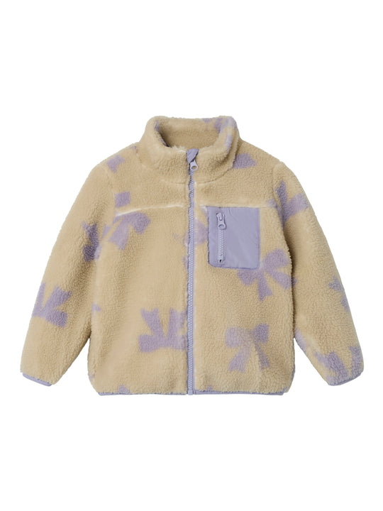 Name It Monica Teddy Bow Jakke - Fog