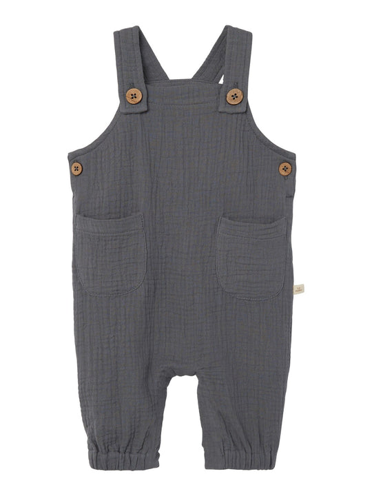 Lil Atelier Ledolie Loose Overall - Quiet Shade