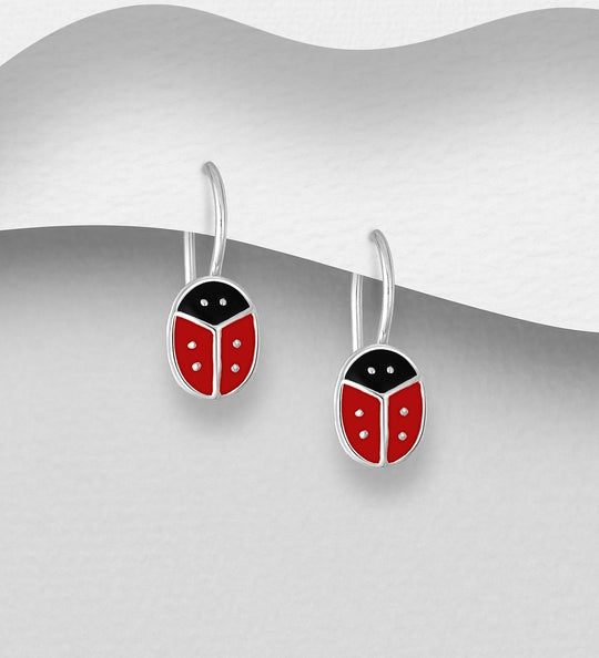 Øreringe med Mariehøne