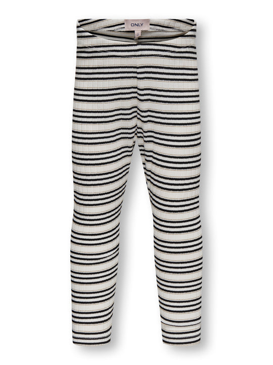 Only Mini Cecilia Glitter Leggings - Cloud Dancer