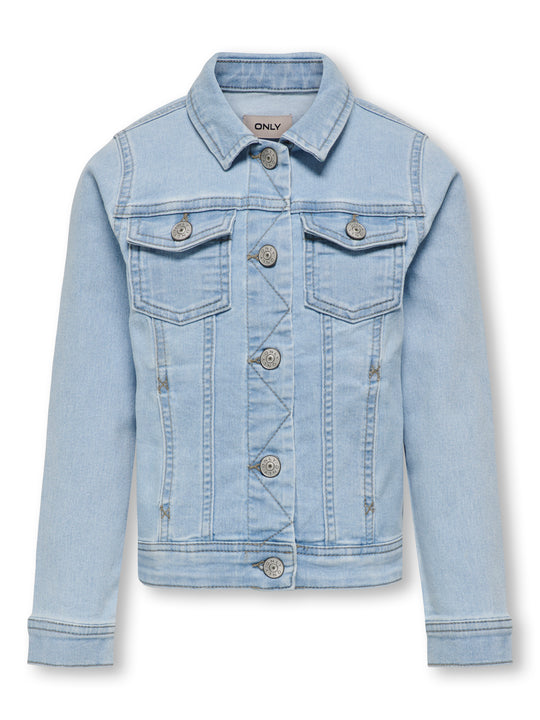 Only Mini Sara Denim Jacket NOOS - Light Blue Denim