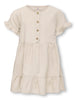 Only Mini Annabell Linen Dress - Pumice Stone