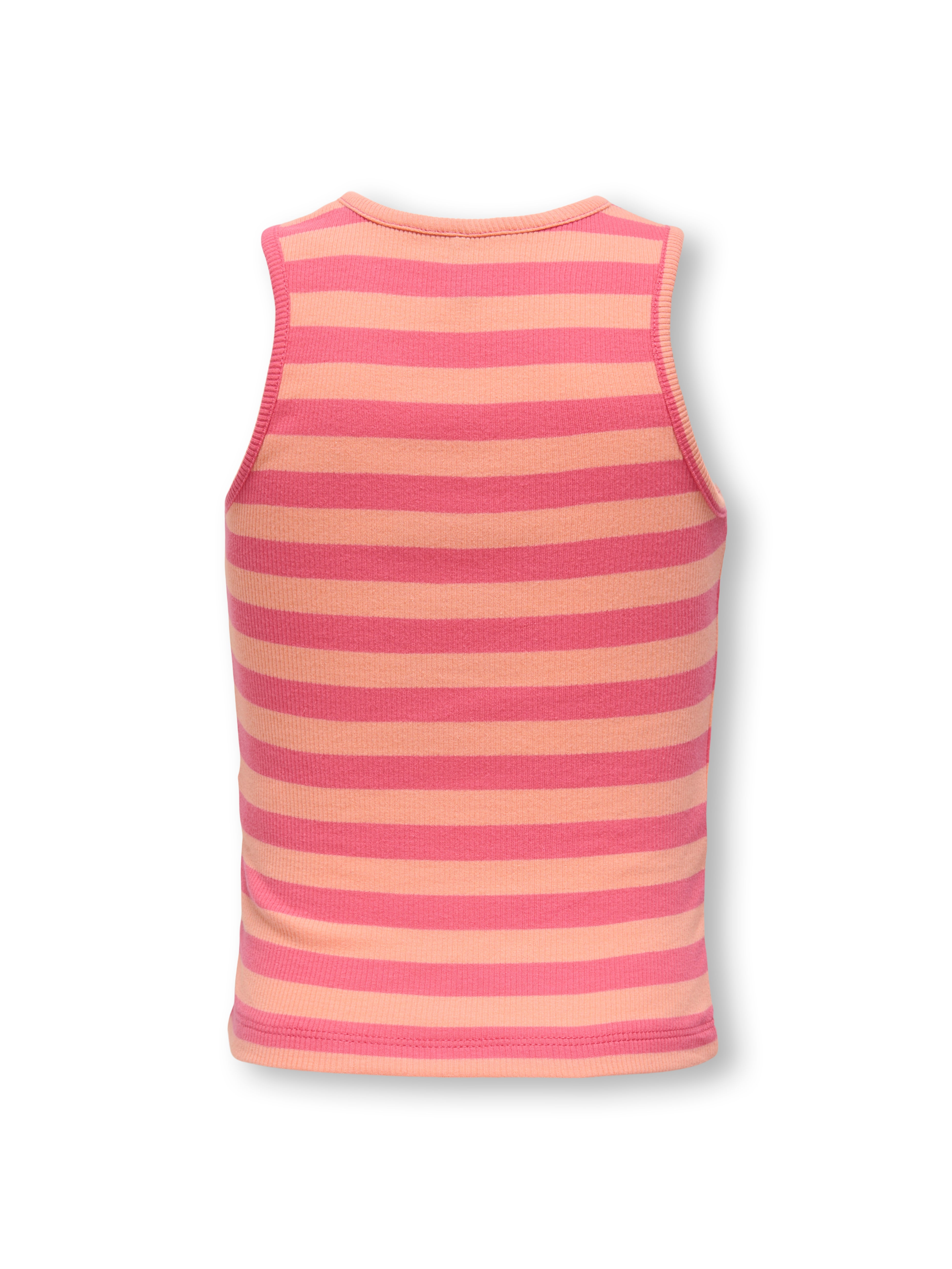 Only Mini Kenya Rib Tank Top - Camellia Rose/Salmon