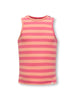 Only Mini Kenya Rib Tank Top - Camellia Rose/Salmon