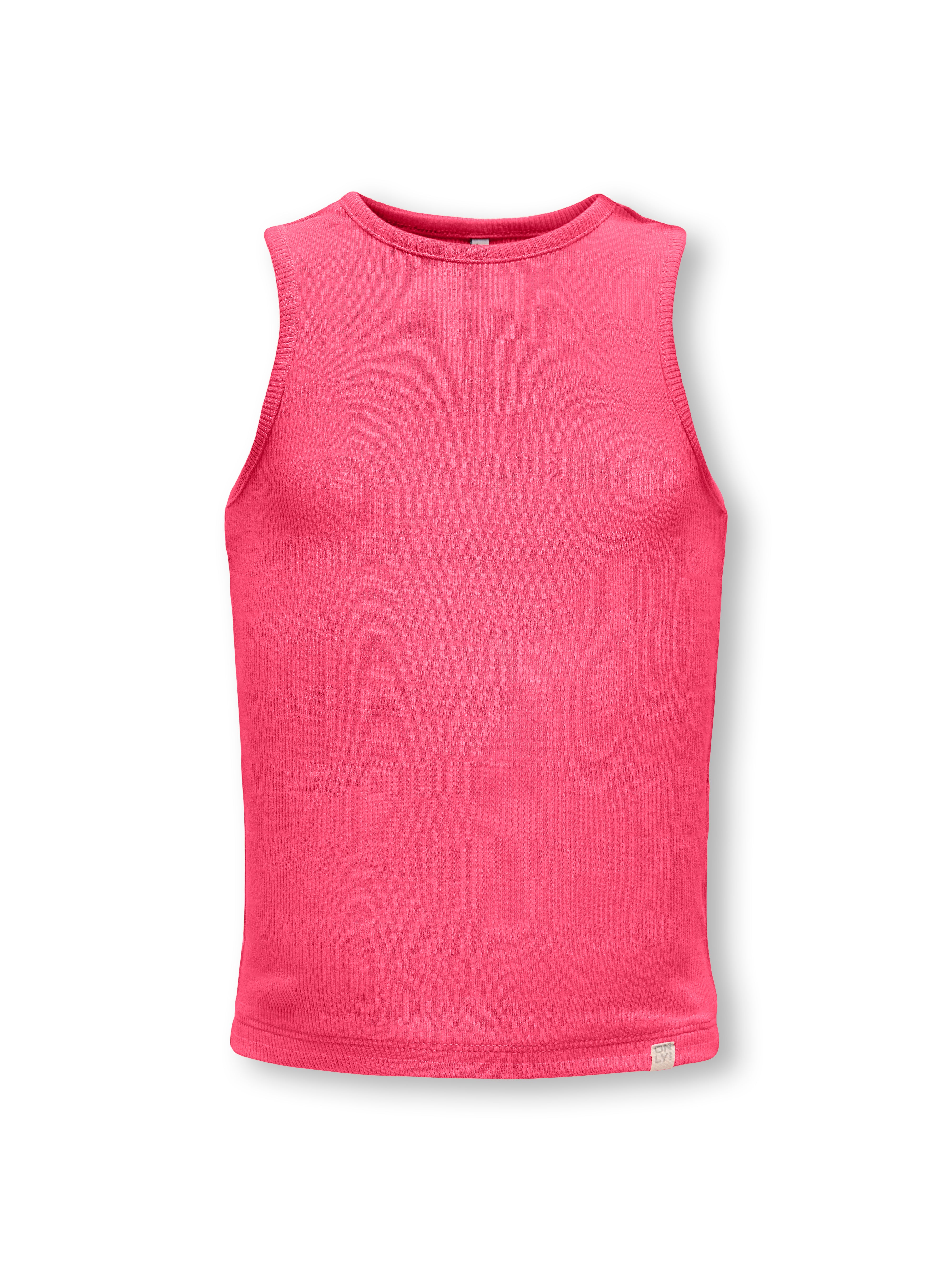 Only Mini Kenya Rib Tank Top - Camellia Rose