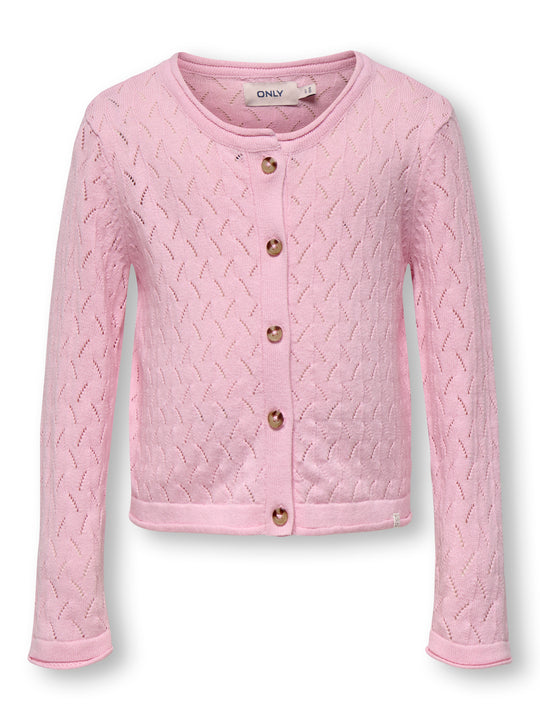 Only Mini Megan Life Cardigan NOOS - Roseate Spoonbill