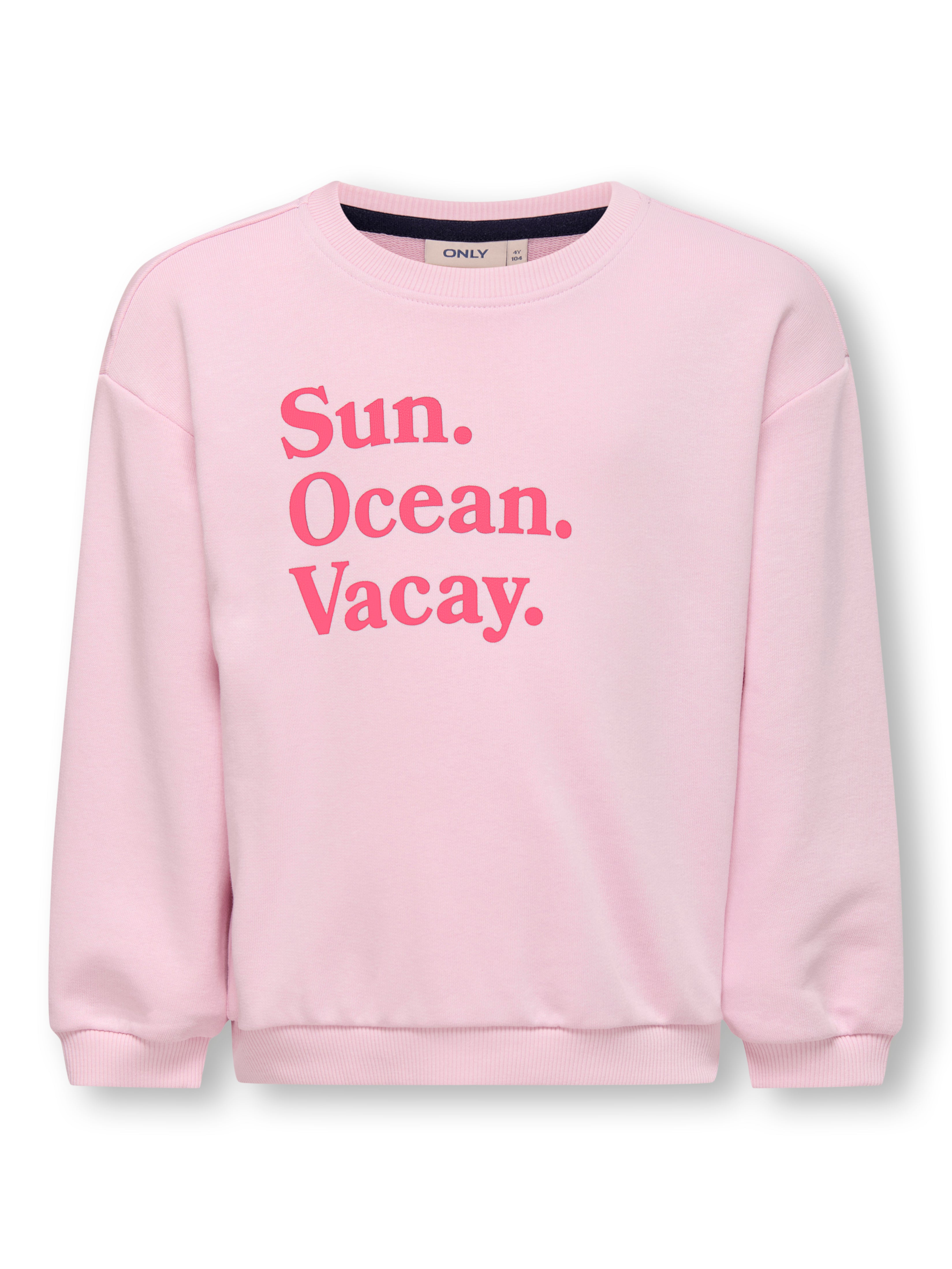 Only Mini Summer Loose Sweatshirt - Roseate Spoonbill