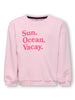 Only Mini Summer Loose Sweatshirt - Roseate Spoonbill