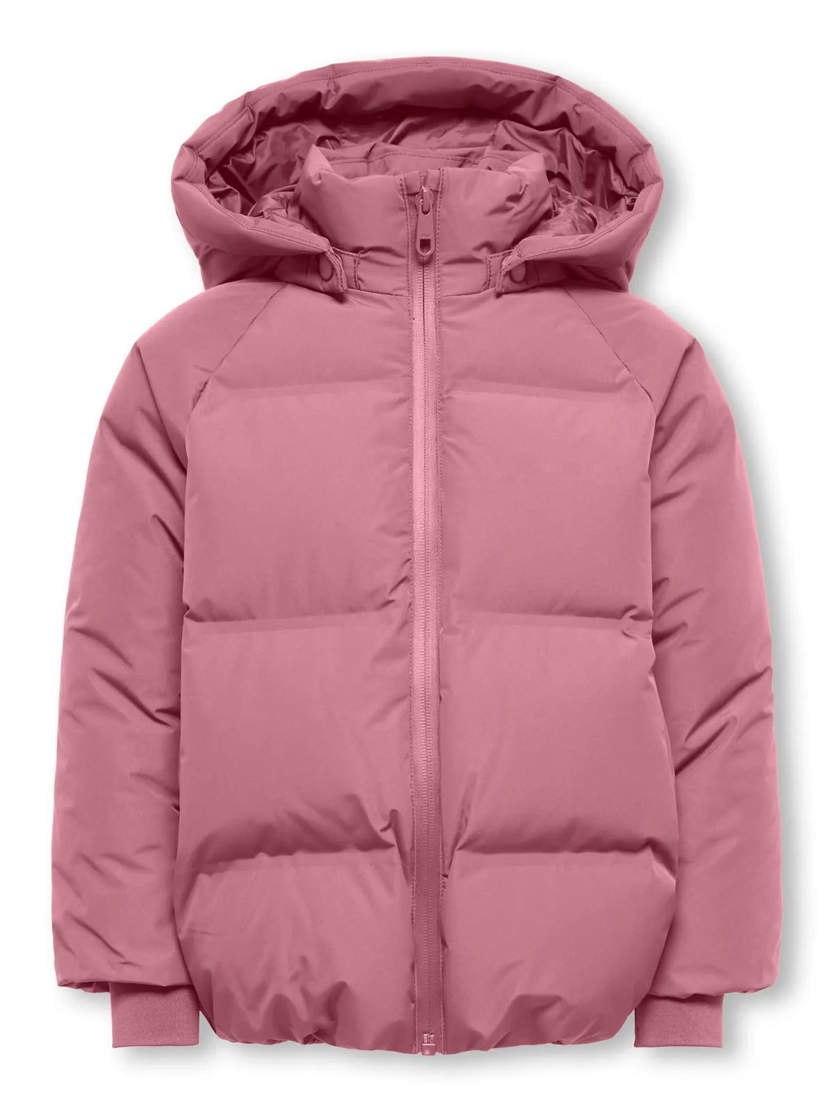 Only Mini Ellie - Functional Hood Puff Jacket - Foxglove