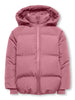 Only Mini Ellie - Functional Hood Puff Jacket - Foxglove