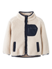 Name It Mattia - Sherpa Jacket - Moonbeam / Dark Sapphire