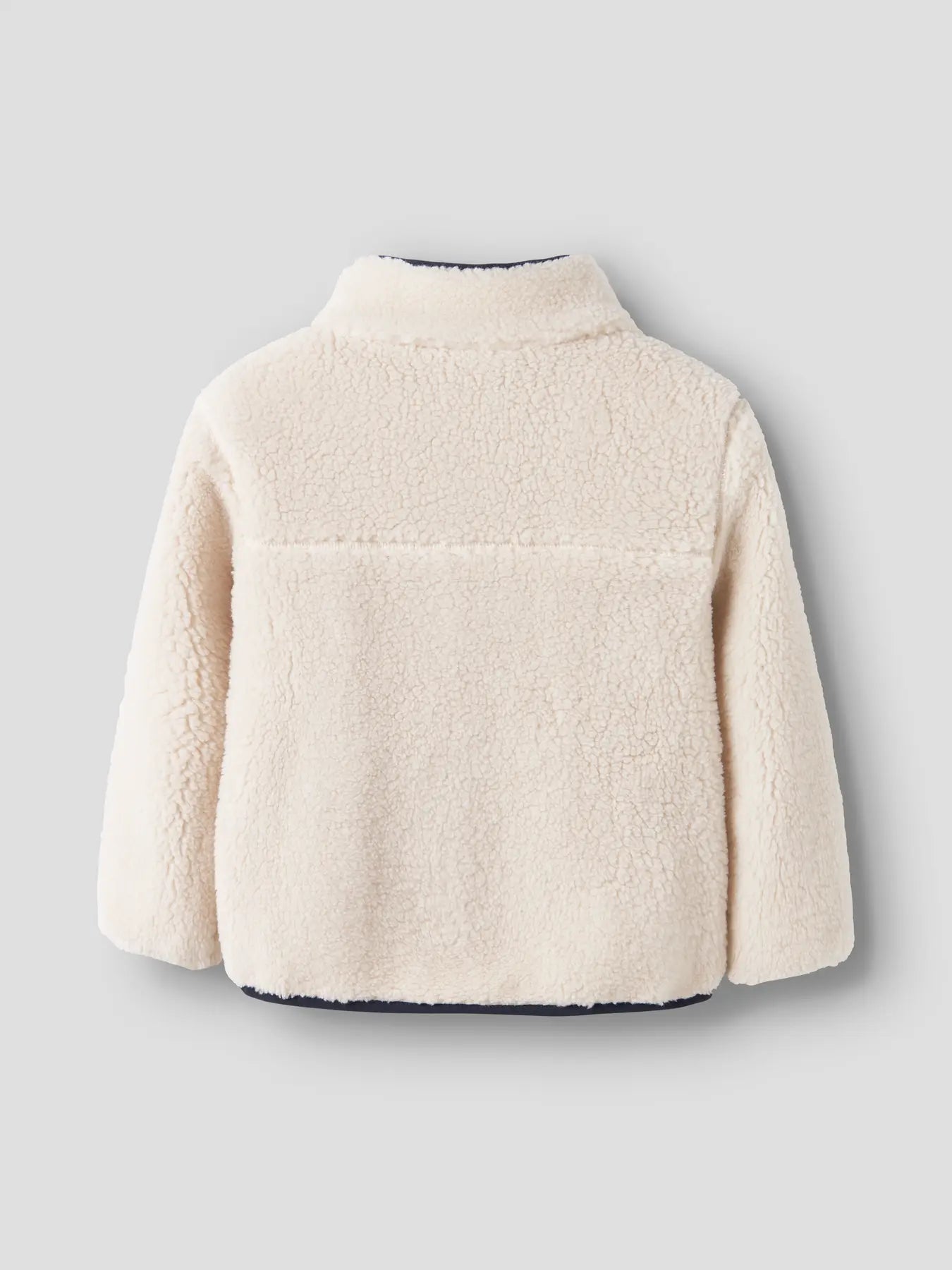 Name It Mattia - Sherpa Jacket - Moonbeam / Dark Sapphire