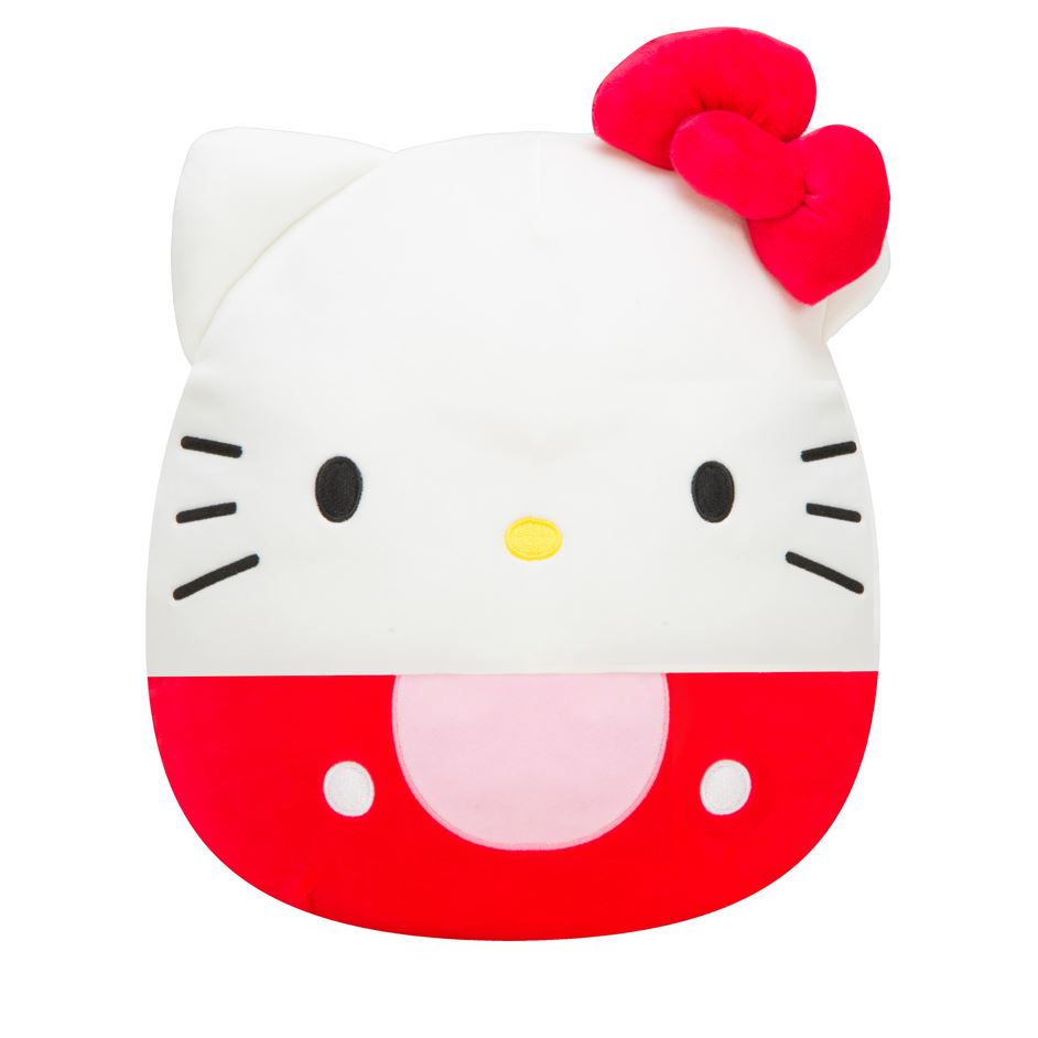 Squishmallows -  Hello Kitty 30 cm - Rød