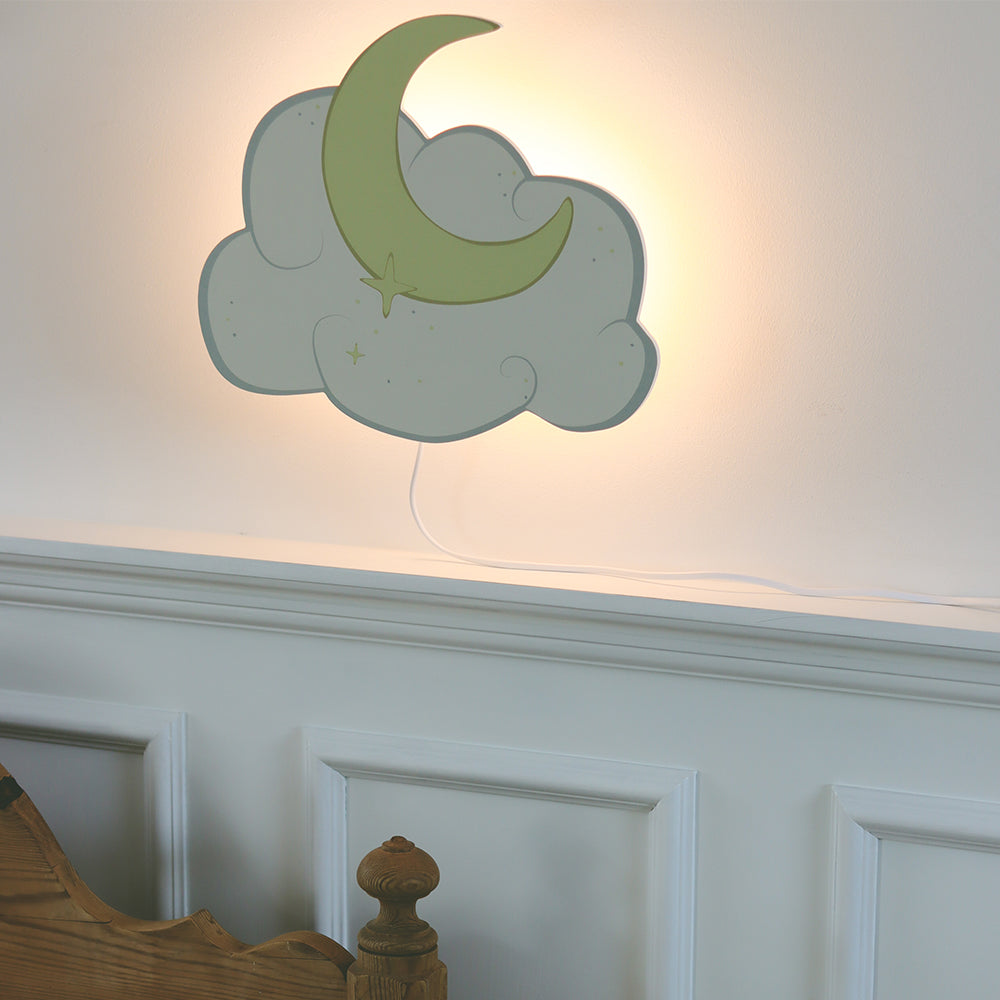 That´s Mine Willi Wall Lamp - Moon and cloud